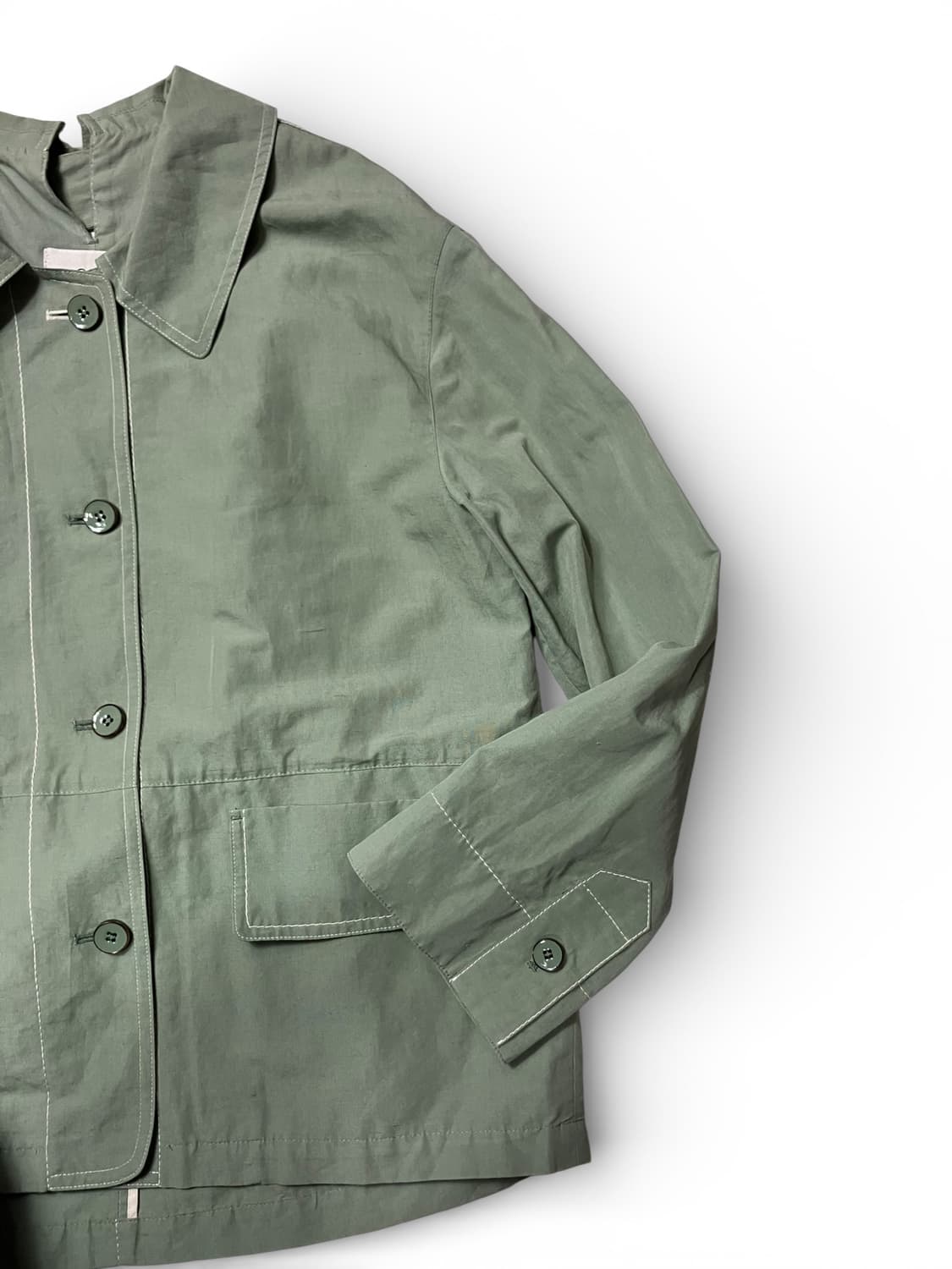 SJSJ 연두빛 마 혼방 자켓 S 상품이미지2