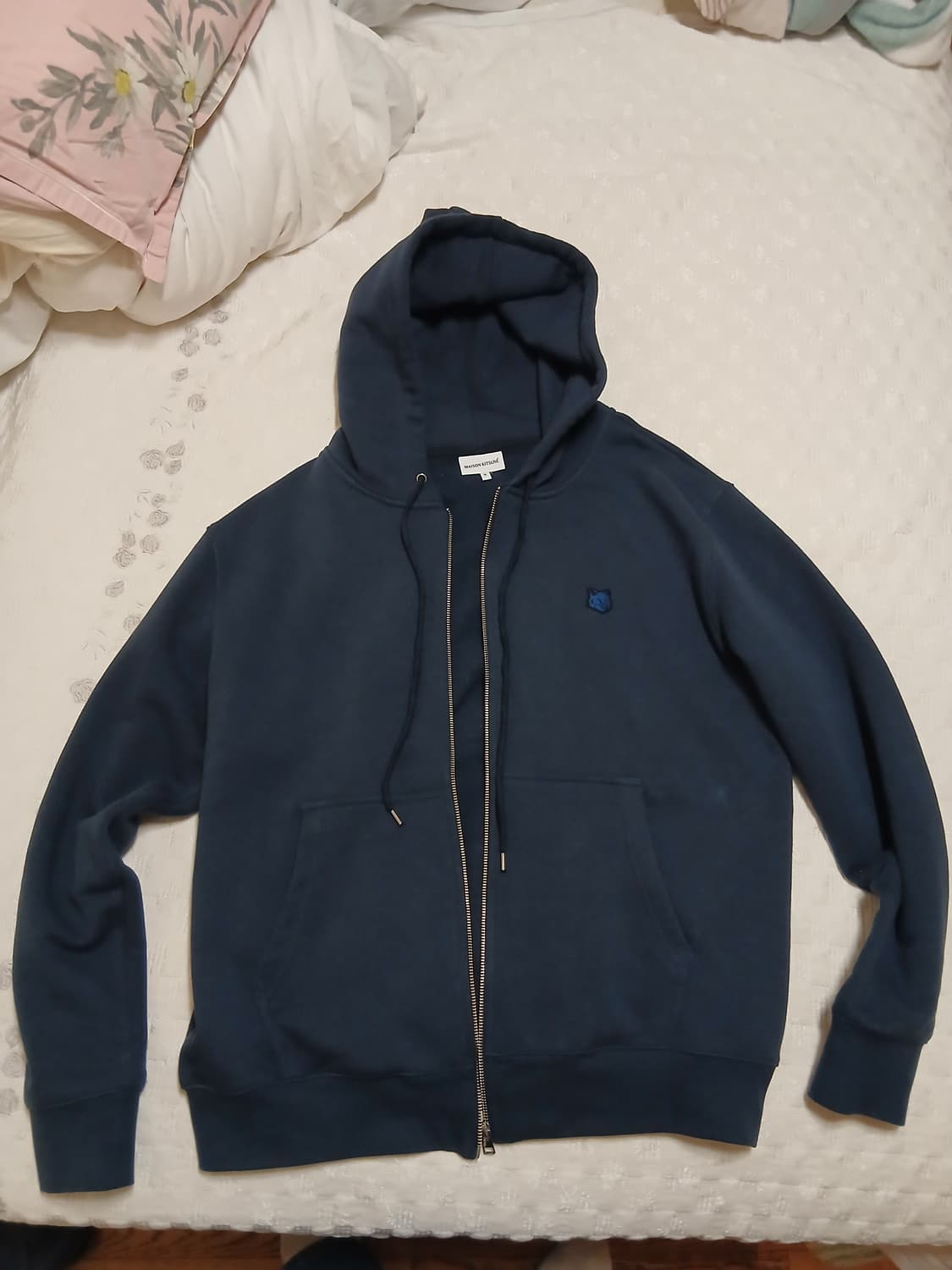 메종 키츠네 네이비 후드(XL) 상품이미지1