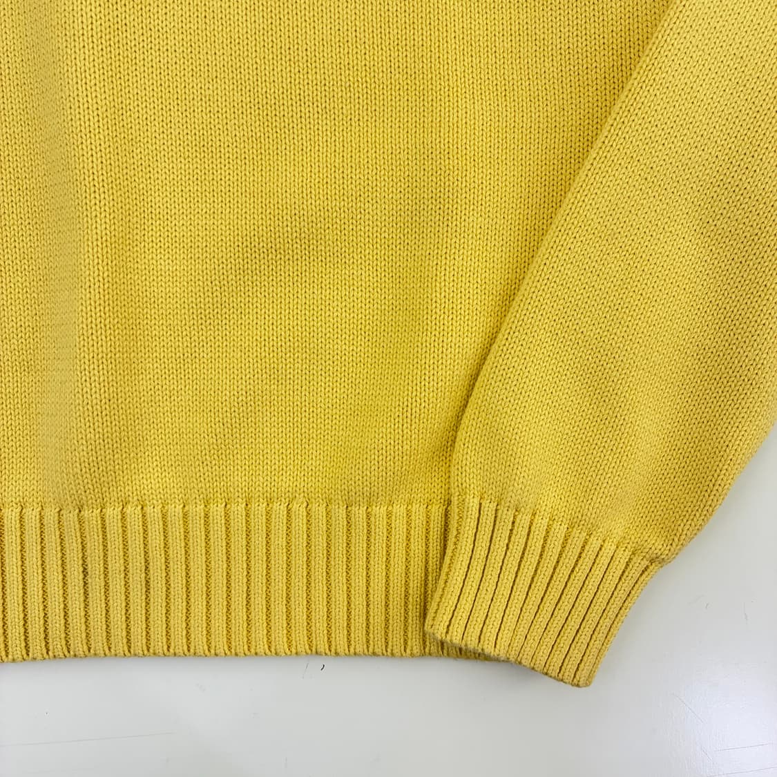 Polo  폴로 랄프로렌 자수 옐로우 코튼 니트 상품이미지4