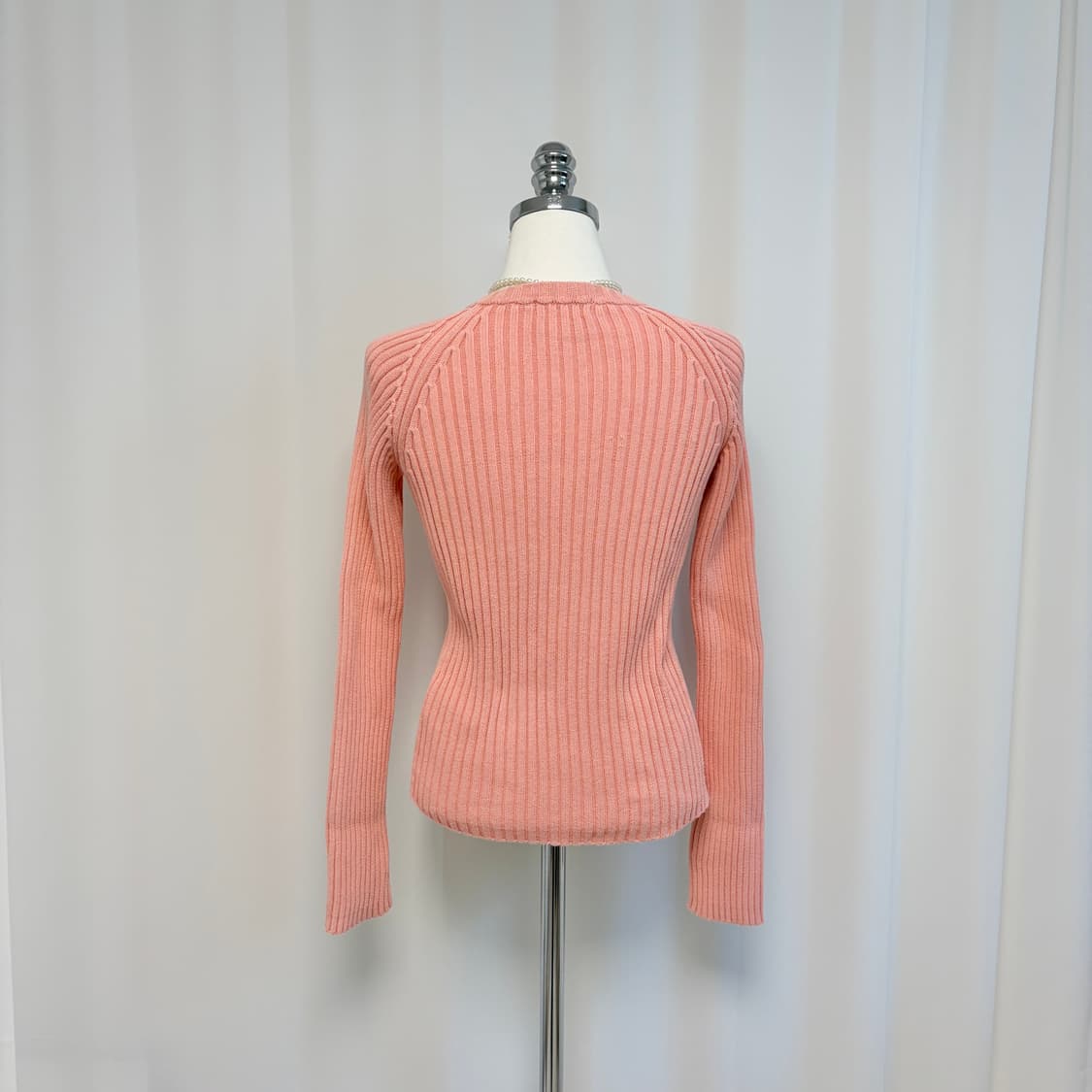 버버리 런던 골지 핑크 니트 상품이미지7