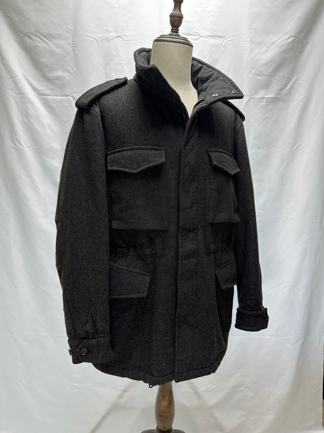 랄프로렌 퍼플라벨 울캐시미어 M65 코트 자켓 XL(105~110) 판매 상품이미지4