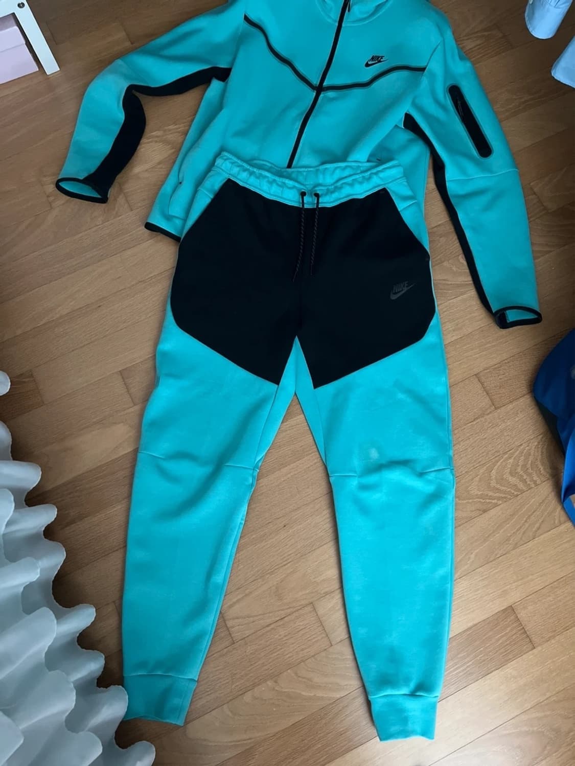 나이키 테크플리스 민트 셋업 판매 상품이미지1