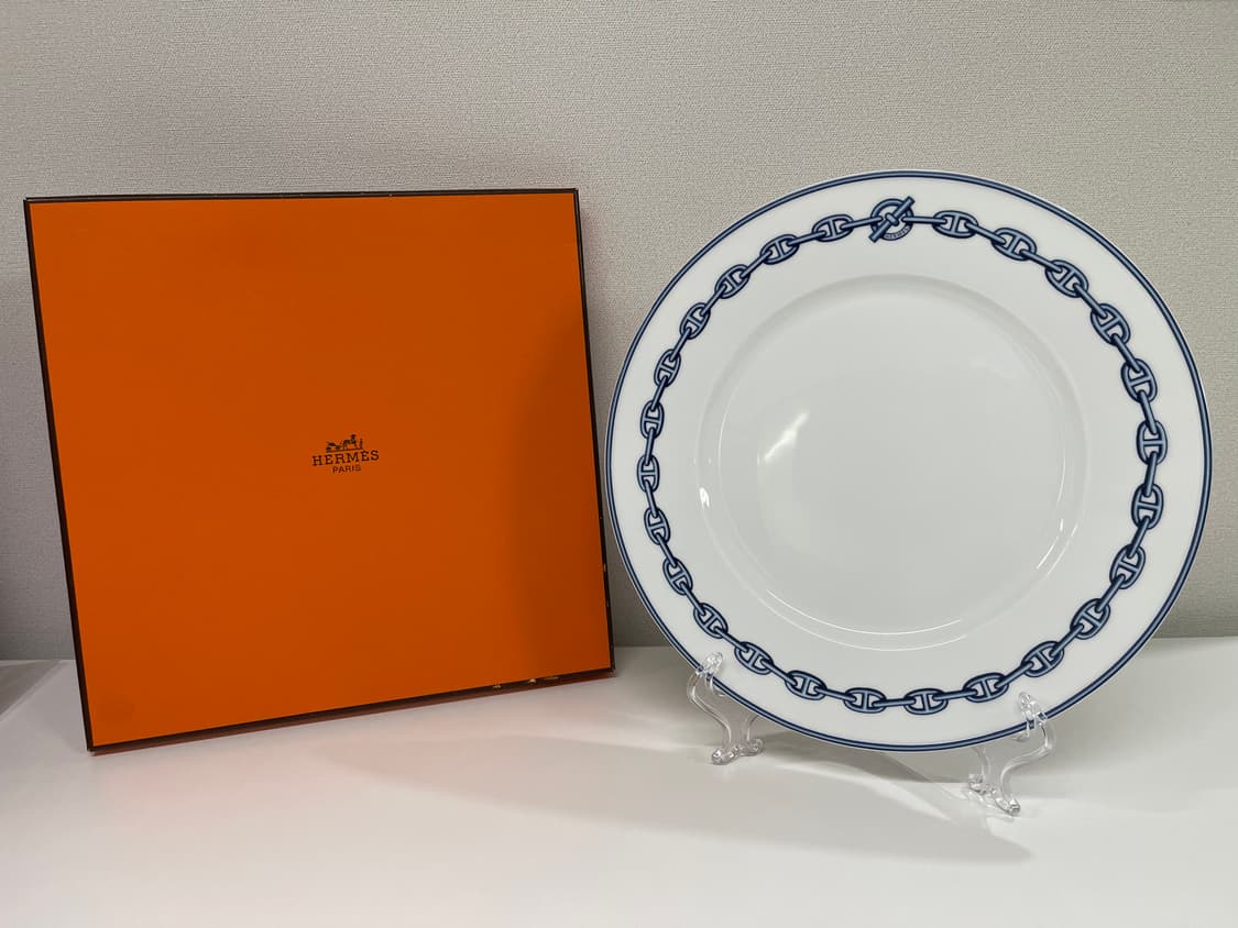 에르메스 샹달 블루 플레이트 1P HERMES 상품이미지1