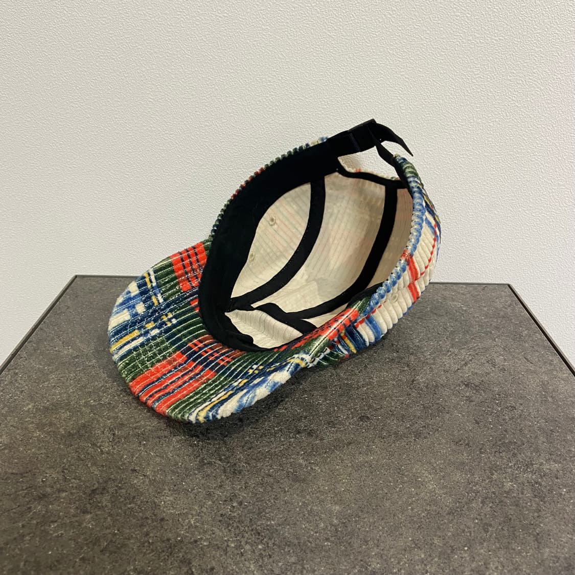 (OS) 슈프림 박스로고 캠프캡 모자 코듀로이 플레이드 체크 상품이미지6