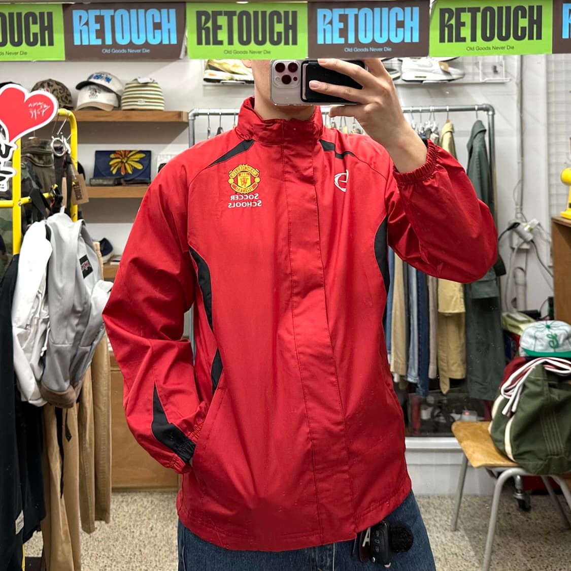 00’s 나이키 맨유 유스 바람막이 상품이미지2