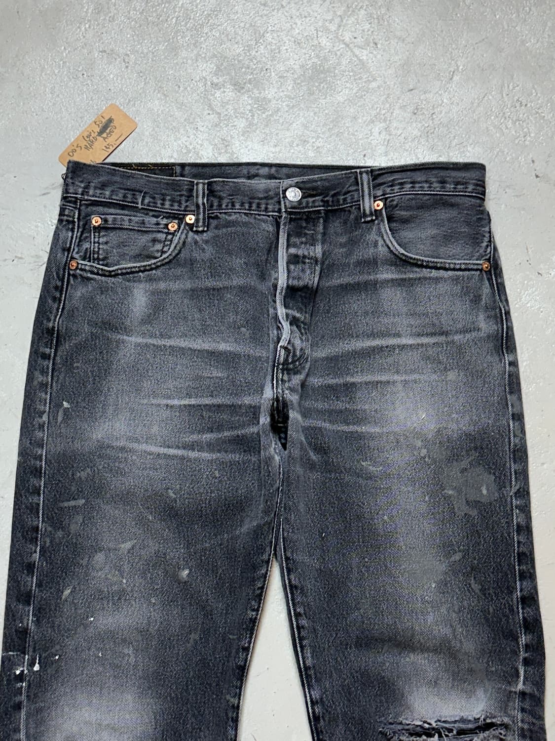 리바이스 501 블랙 하드 페이딩 상품이미지5