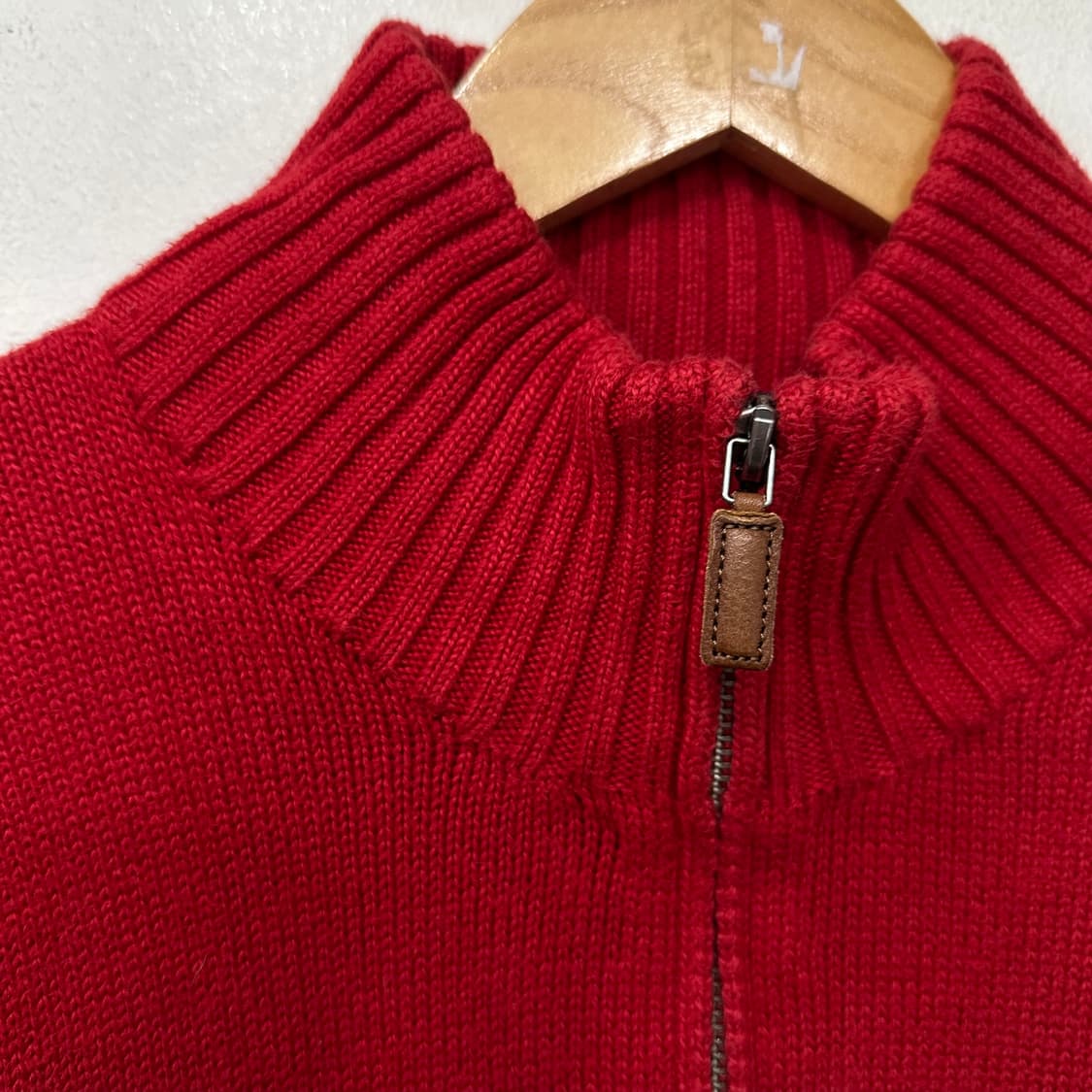 폴로 반집업 니트 상품이미지4