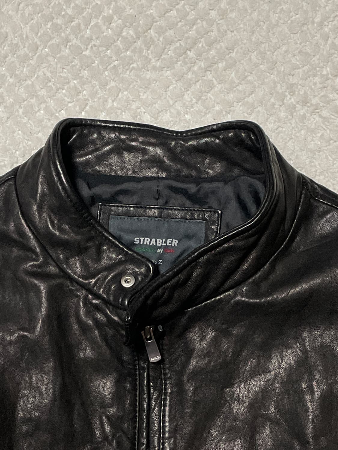 AND Z 웨스턴 무드 램스킨 양가죽 바이커 레더 자켓 상품이미지5