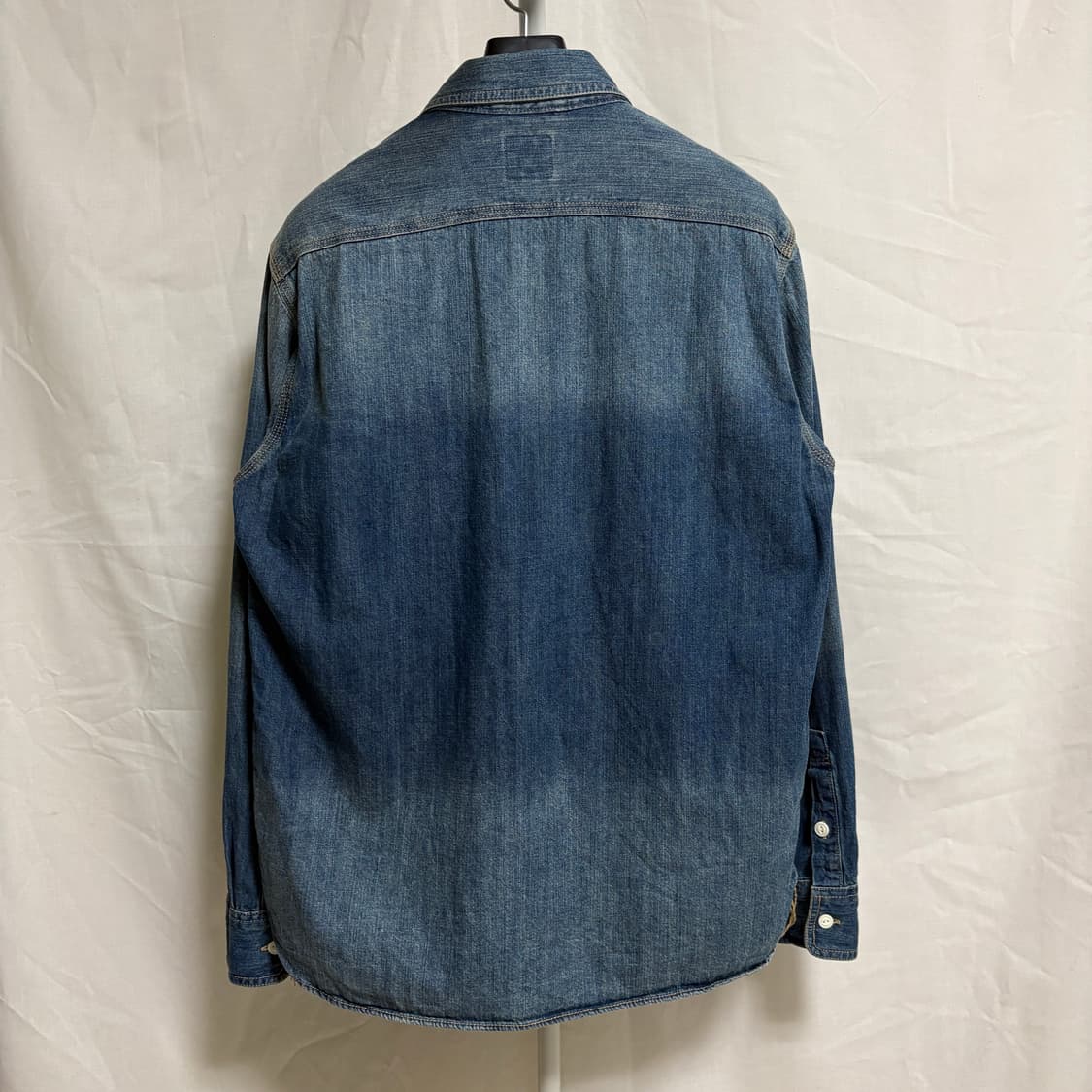 휴스턴 데님 워크셔츠 / 중청, L 상품이미지7