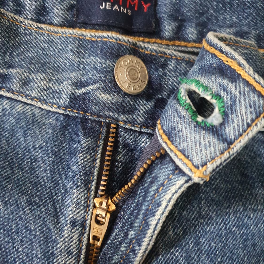 90s타미 힐피거 빈티지 카펜터 데님 숏팬츠 상품이미지4