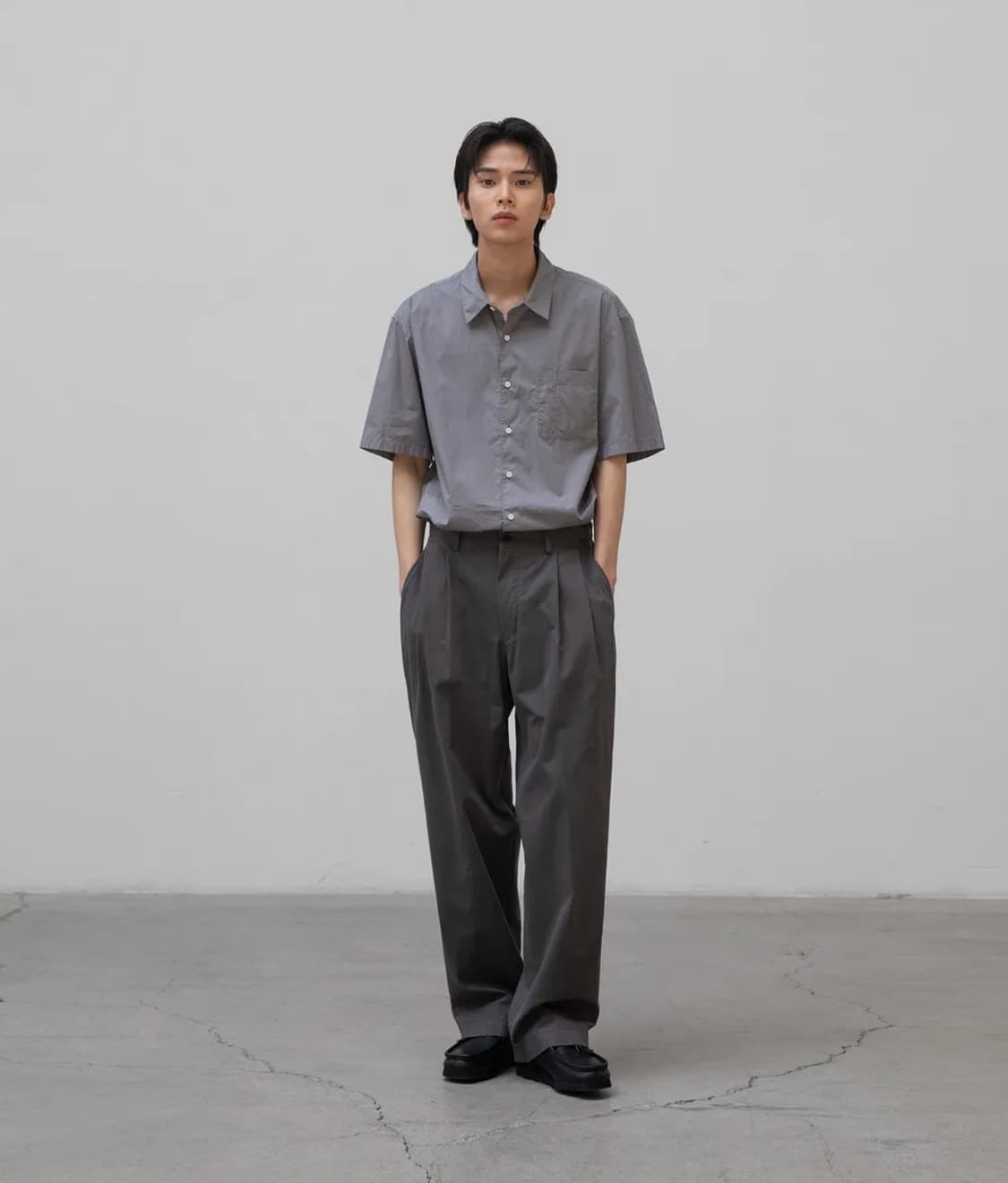 [5회착,02] 24SS 어나더오피스 산티아고 치노 그라파이트 상품이미지3