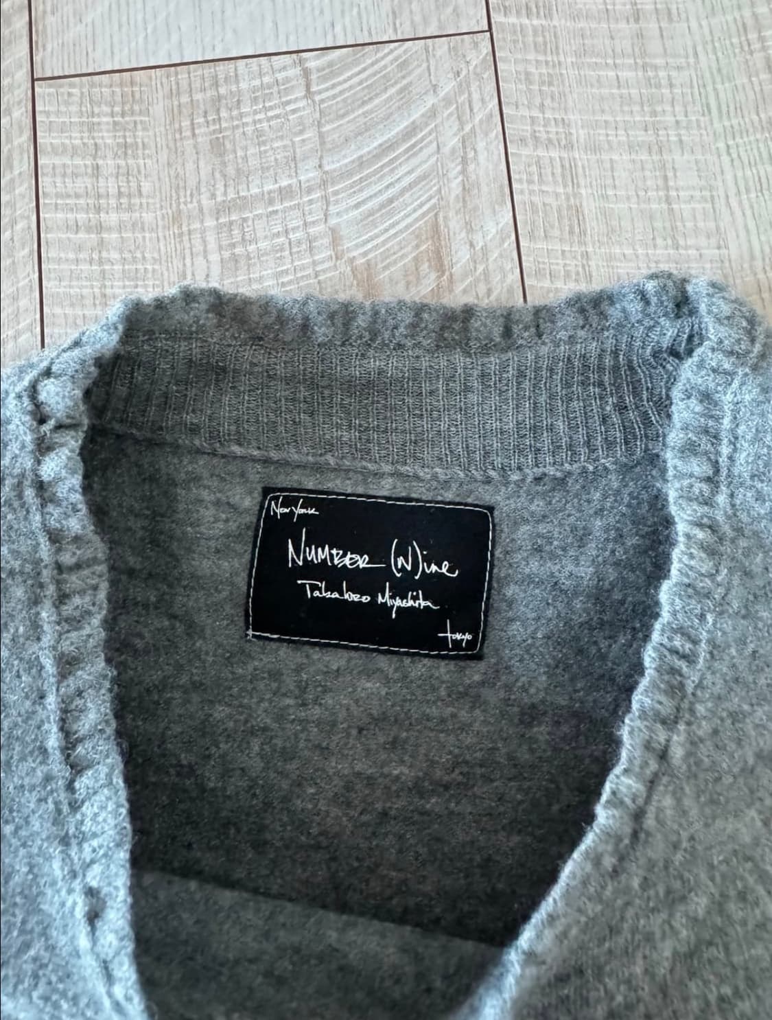 [4] NUMBER(N)INE 넘버나인 스웨터 니트 상품이미지3