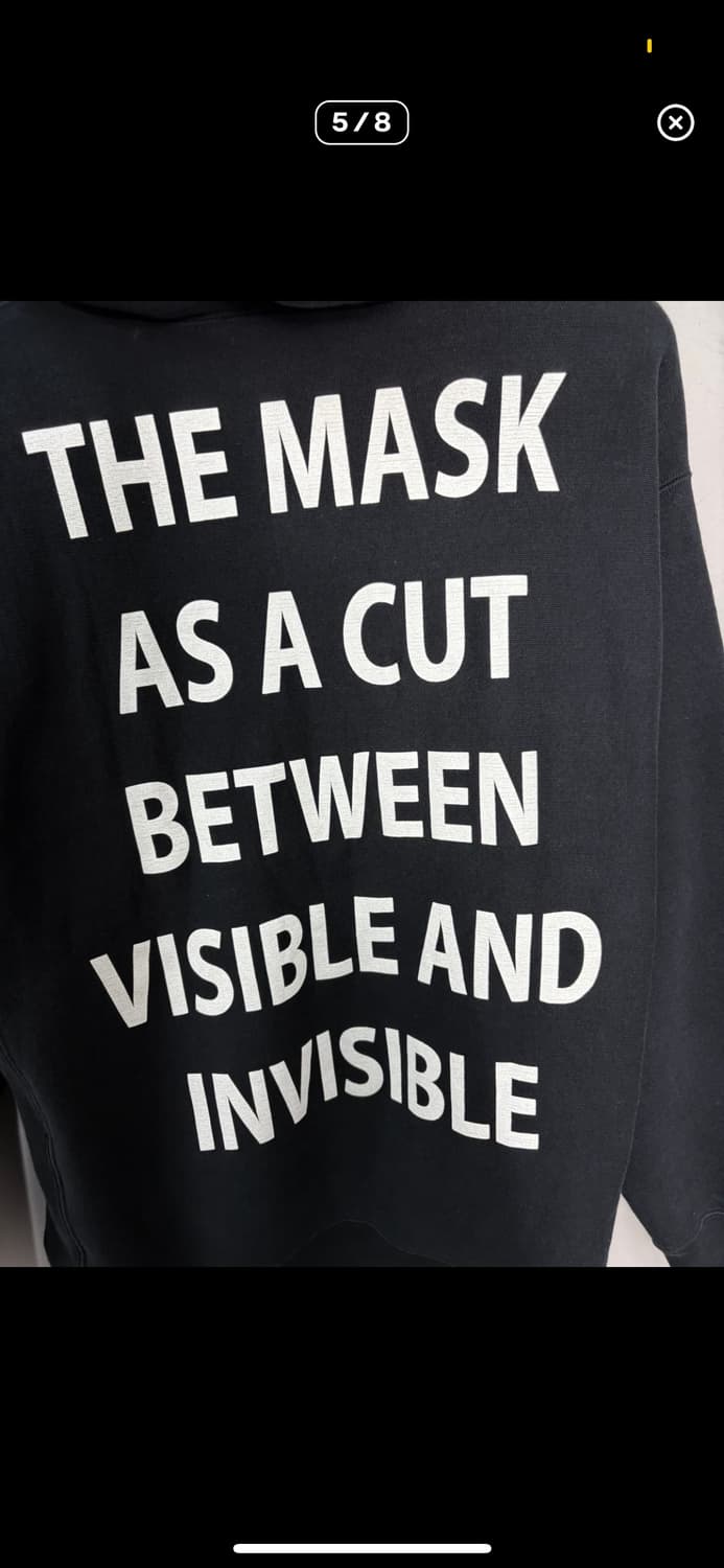 구찌 블랙 매니페스토 오버핏 후드티 H2419 상품이미지5