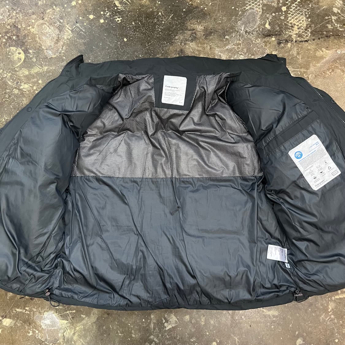 L) 코드그라피 덕다운 패딩점퍼 오리털 패딩 상품이미지4