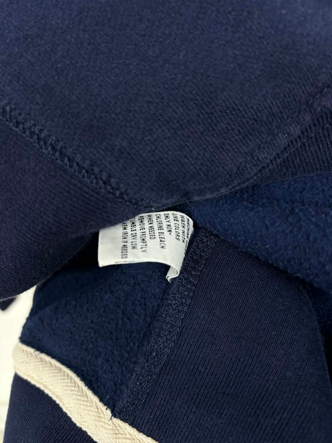 [XXL] 폴로 랄프로렌 네이비 써멀 빅사이즈 후드집업 상품이미지4