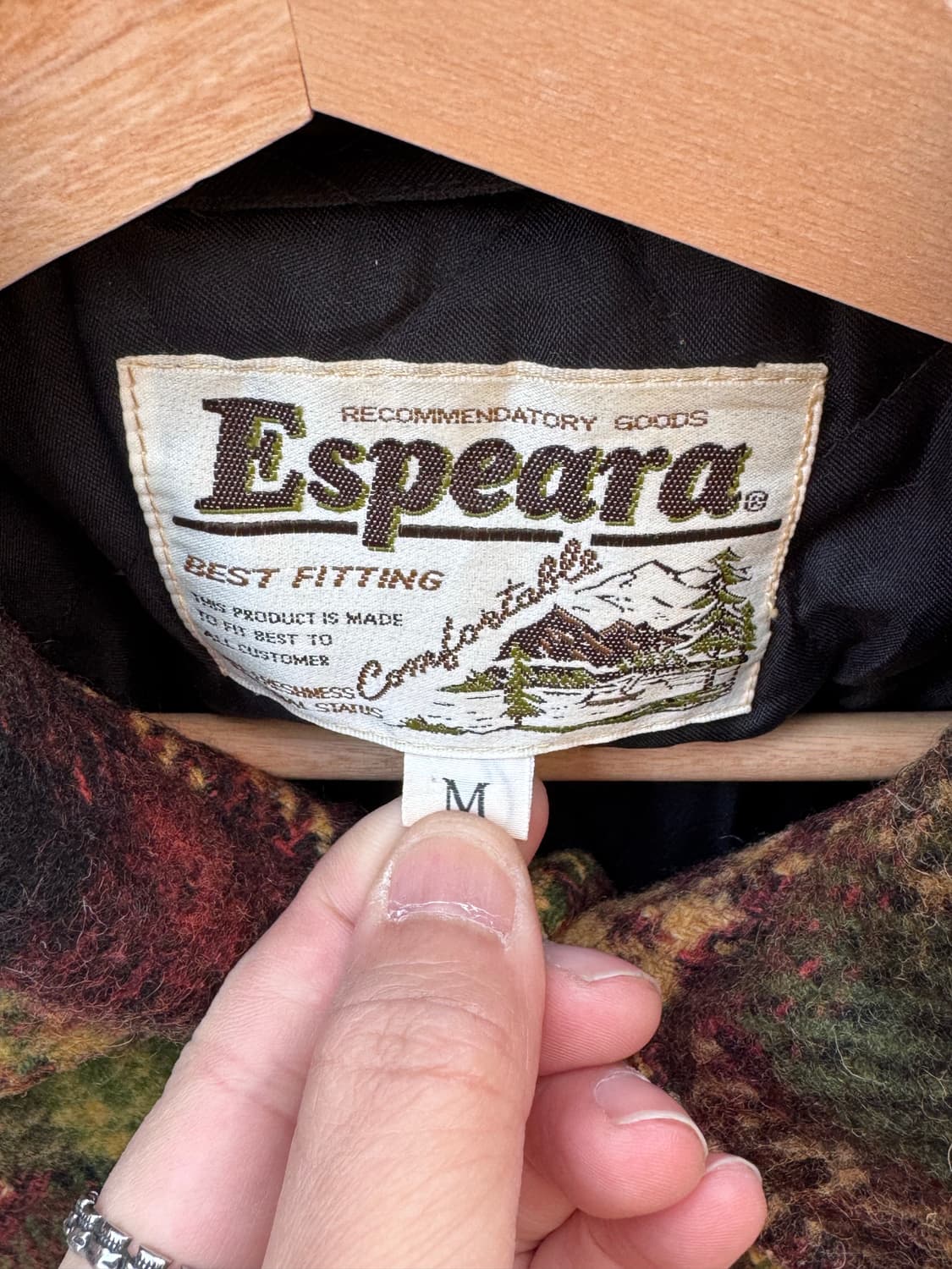 90s Espeara 체크패턴 플란넬 셔츠  상품이미지2