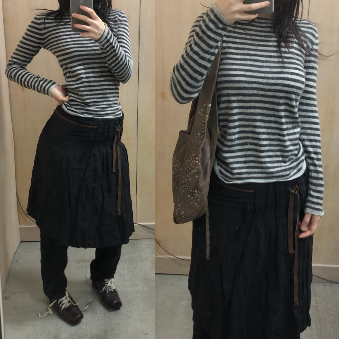 [직수입] 빈티지 fongi 미디 스커트 상품이미지3