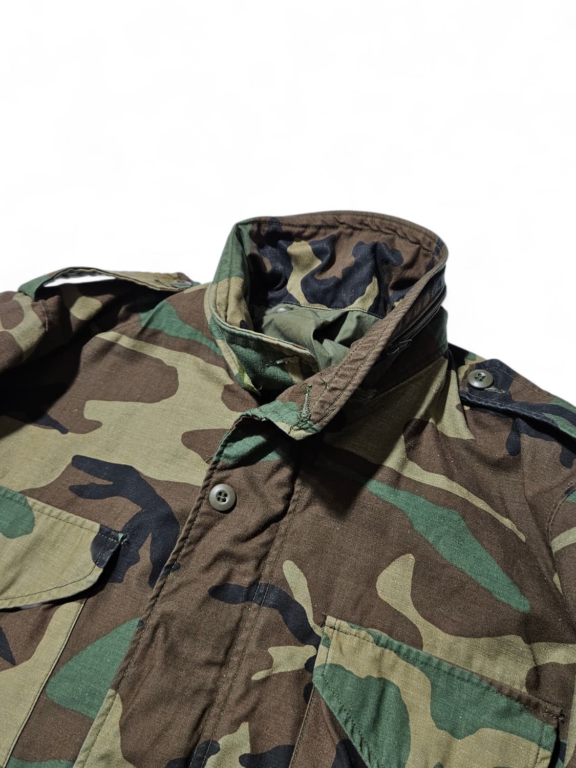 1980's 오리지널 우드랜드 M-65 필드자켓 L-R 상품이미지2