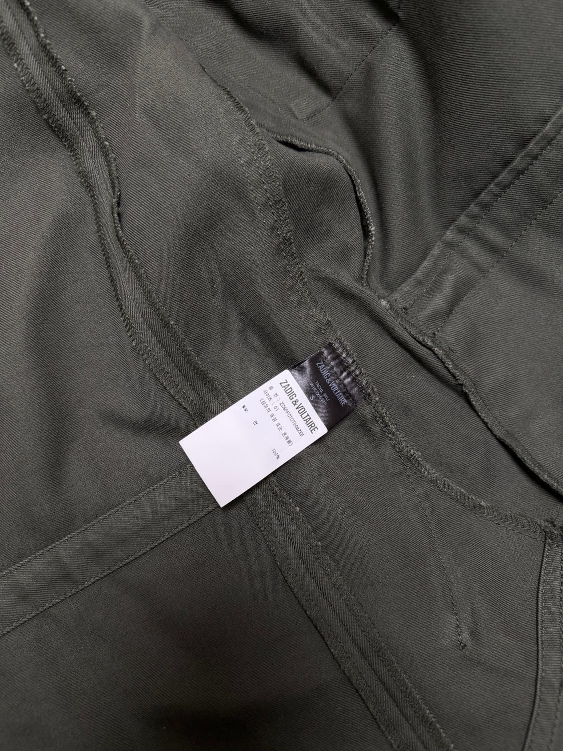 쟈딕앤볼테르 스컬 자수 밀리터리 자켓 상품이미지4