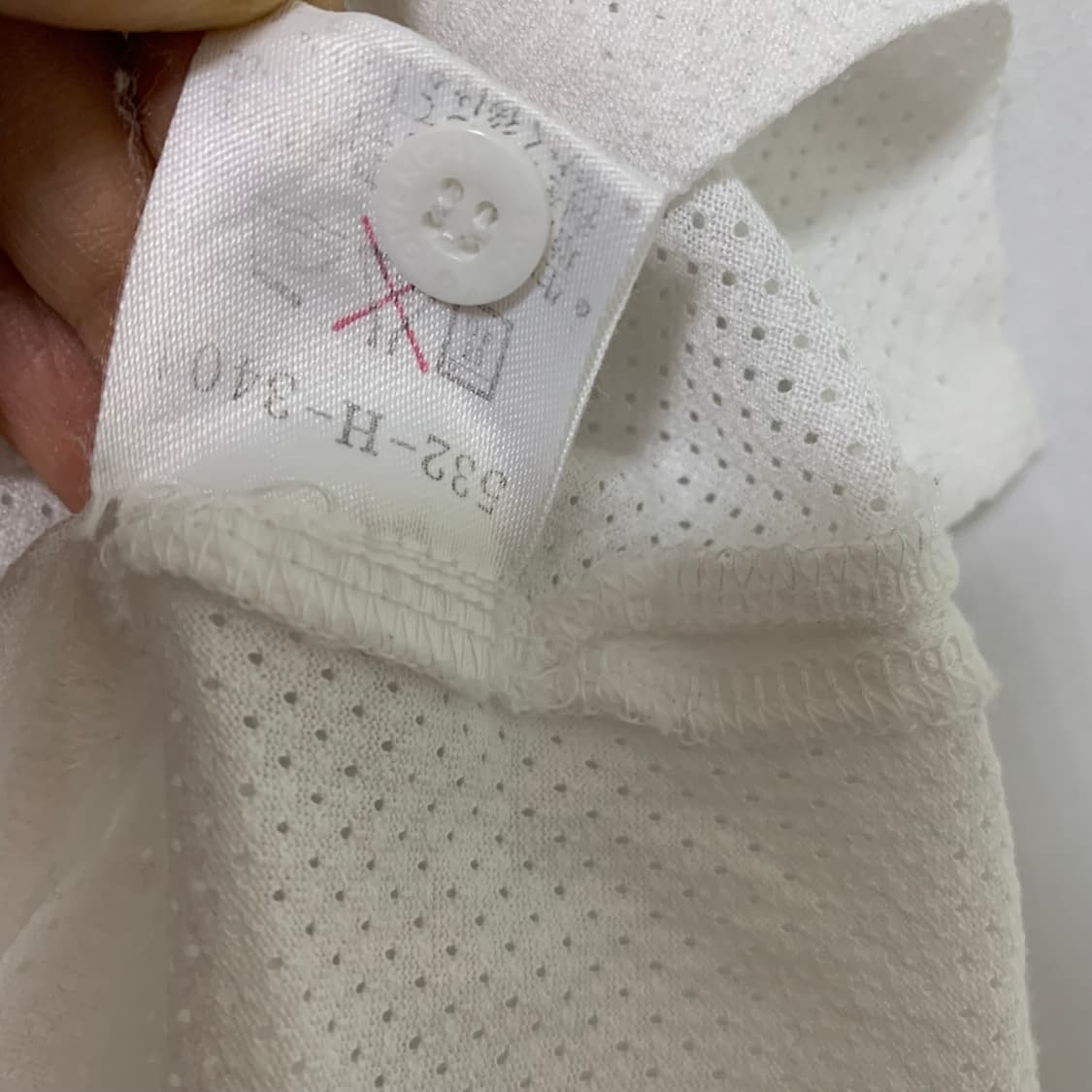 지방시 골프웨어 버튼 모크넥 세미크롭 롱슬리브 긴팔 티셔츠 여성 M 상품이미지7