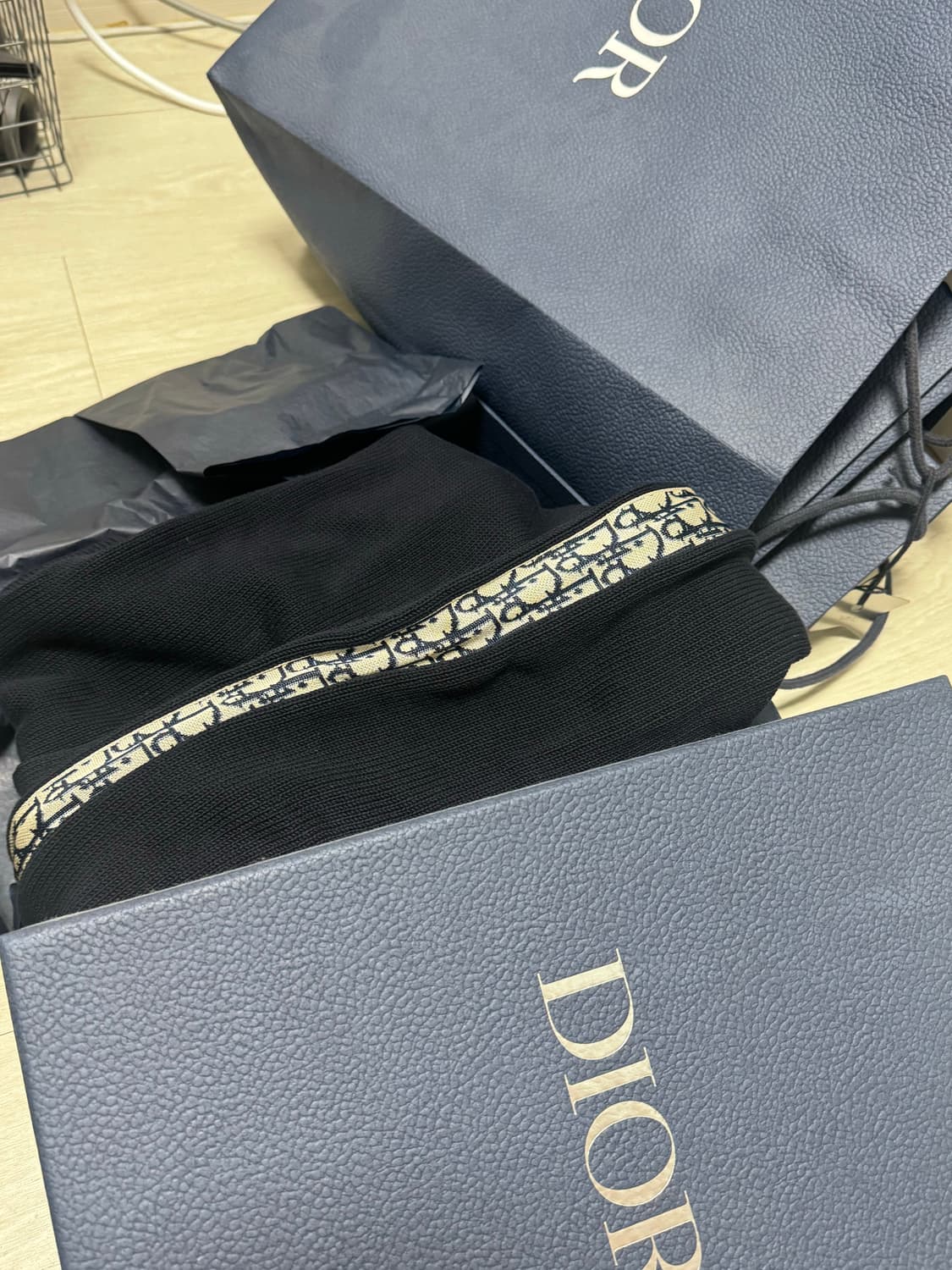 DIOR 오블리크 인서트 맨즈니트탑(L) 상품이미지7