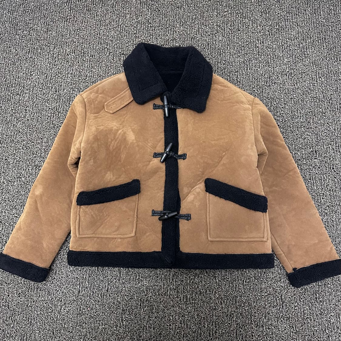 라퍼지 포 여성 숏 더블 무스탕 점퍼 S 상품이미지2