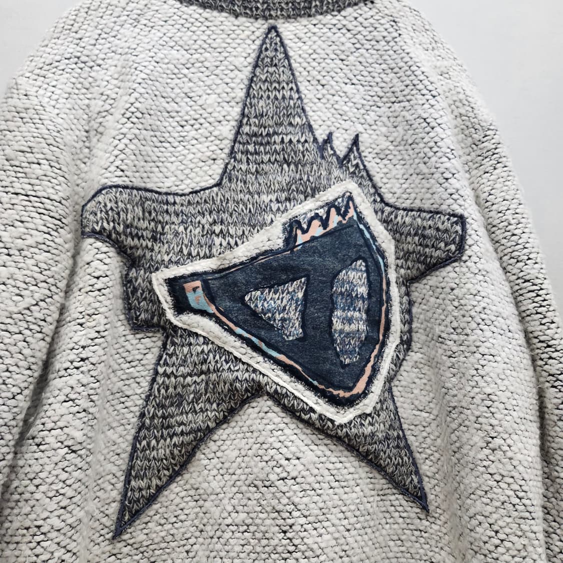 한섬 SJSJ 디테일 빈티지 니트 롱 자켓 상품이미지5