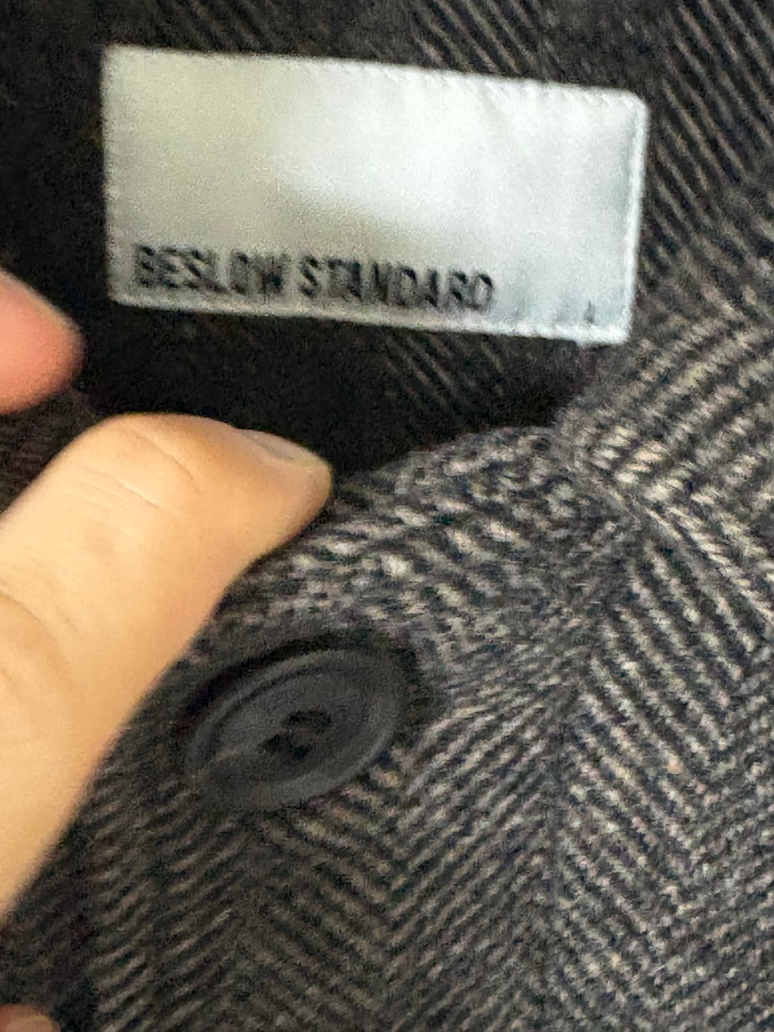 비슬로우 헤링본 발마칸 코트 상품이미지8