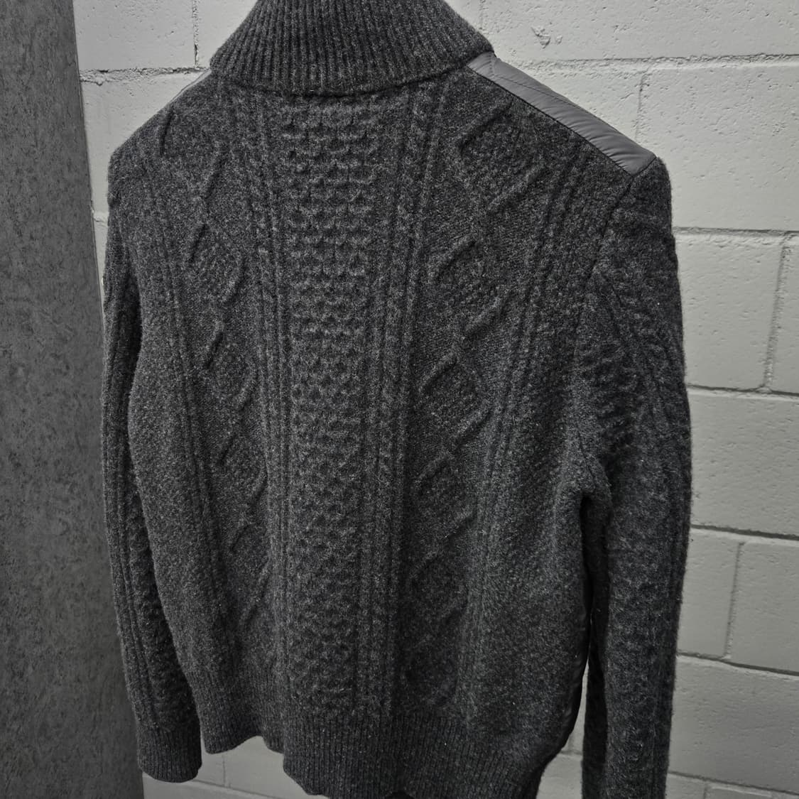 몽클레어 케이블 니트패딩 L 상품이미지6