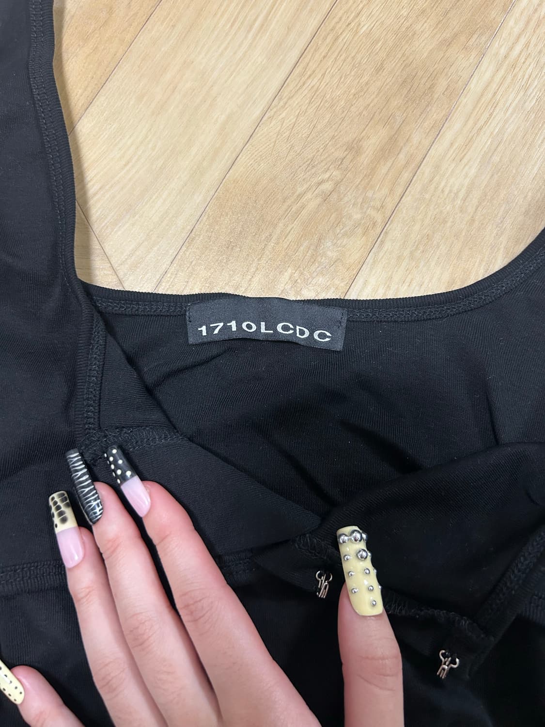 lcdc 엘씨디씨 뷔스티에 져지 드레스 원피스 상품이미지4