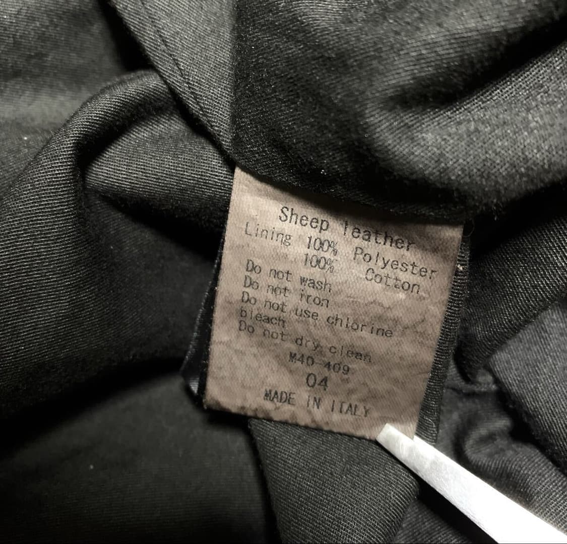 Lat 40.8 하이넥 레더 자켓 상품이미지8