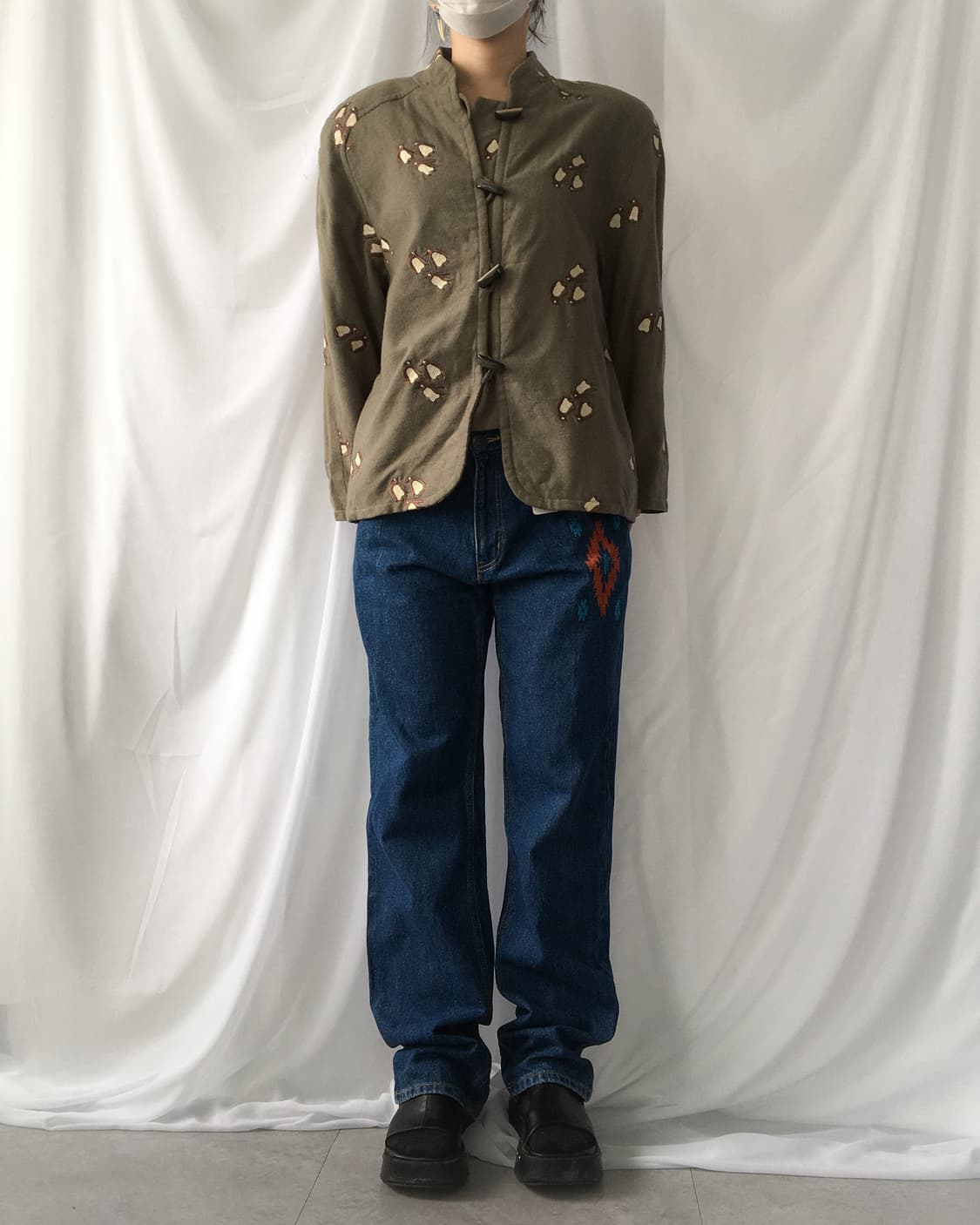 Penguin pattern jacket 상품이미지6