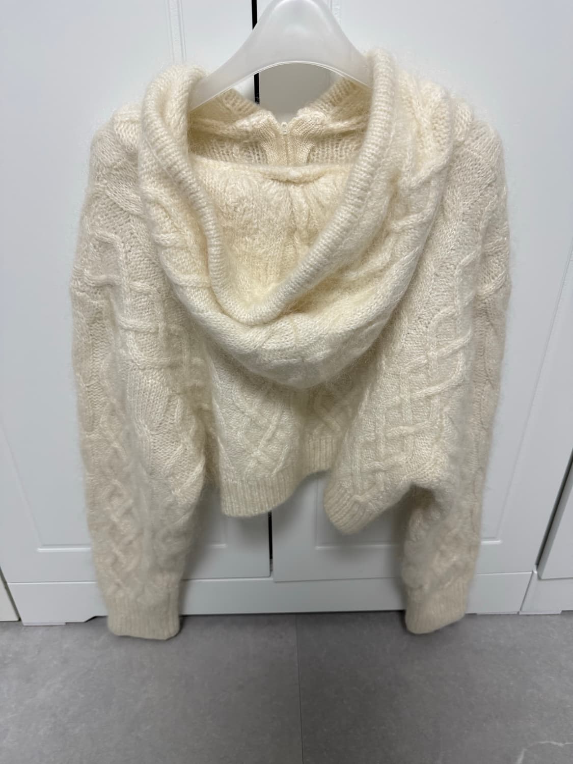 더티스 후드 니트집업 상품이미지2