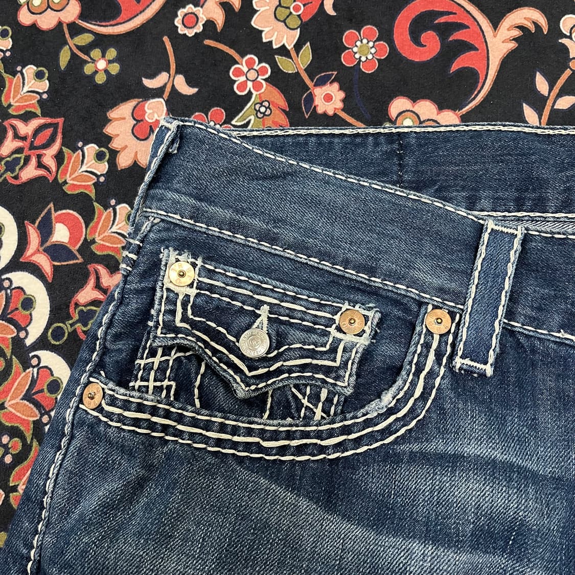 트루릴리전 데님 반바지 34 상품이미지6