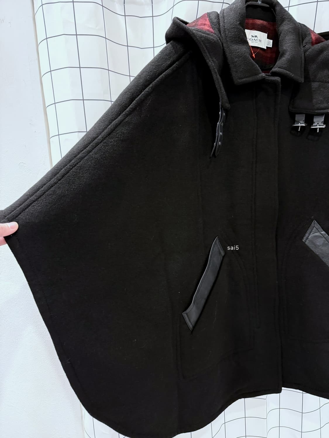 코치 후드 케이프코트 상품이미지4