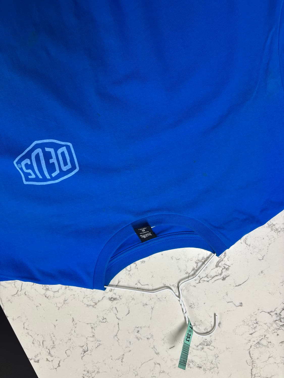 데우스 티셔츠 블루 XL 상품이미지2