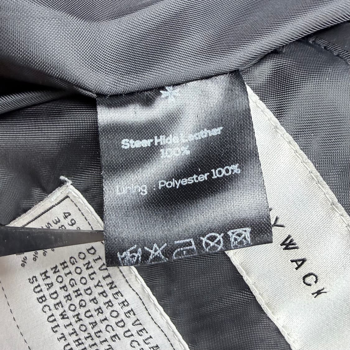 토니웩 카우하이드 레더 바이커 자켓 상품이미지7