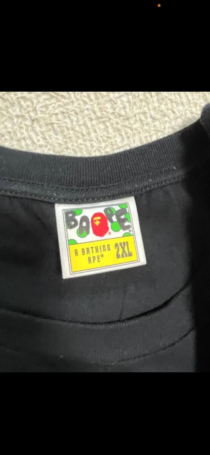 (XXL,2XL) 베이프 바이 베이팅 에이프 긴팔 티셔츠 상품이미지3