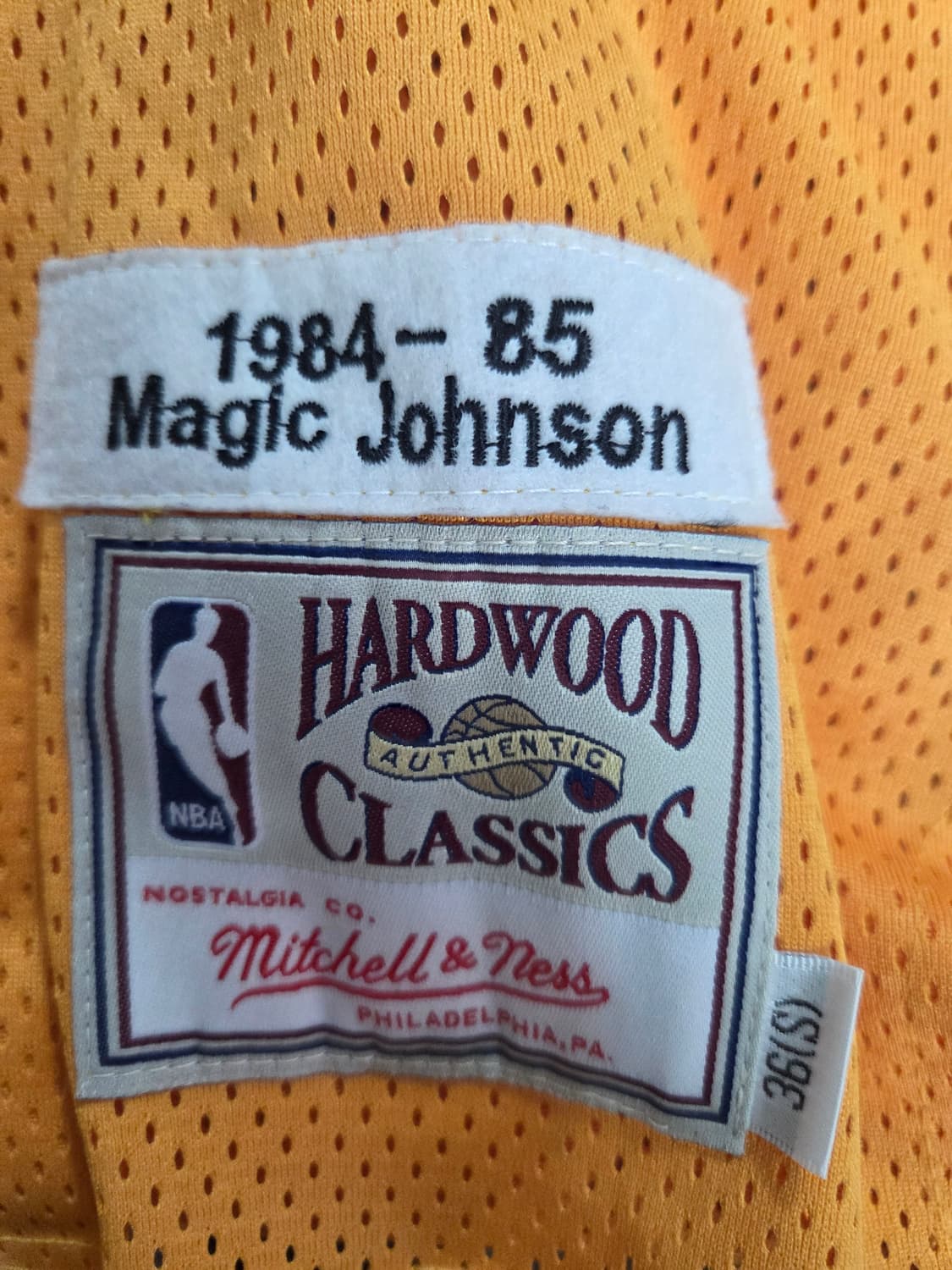 미첼앤네스 레이커스 매직존슨 져지 32번 상품이미지3