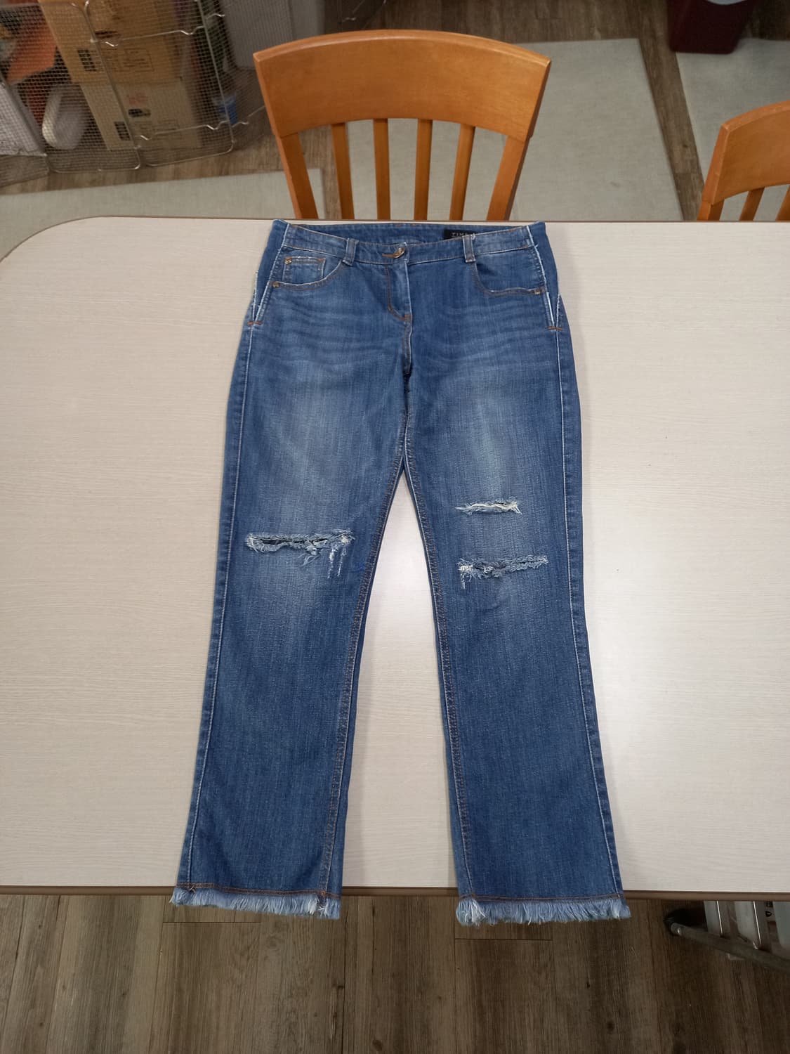 29 TIME 워싱 스판 약부츠컷 리폼드진 29-543 상품이미지1