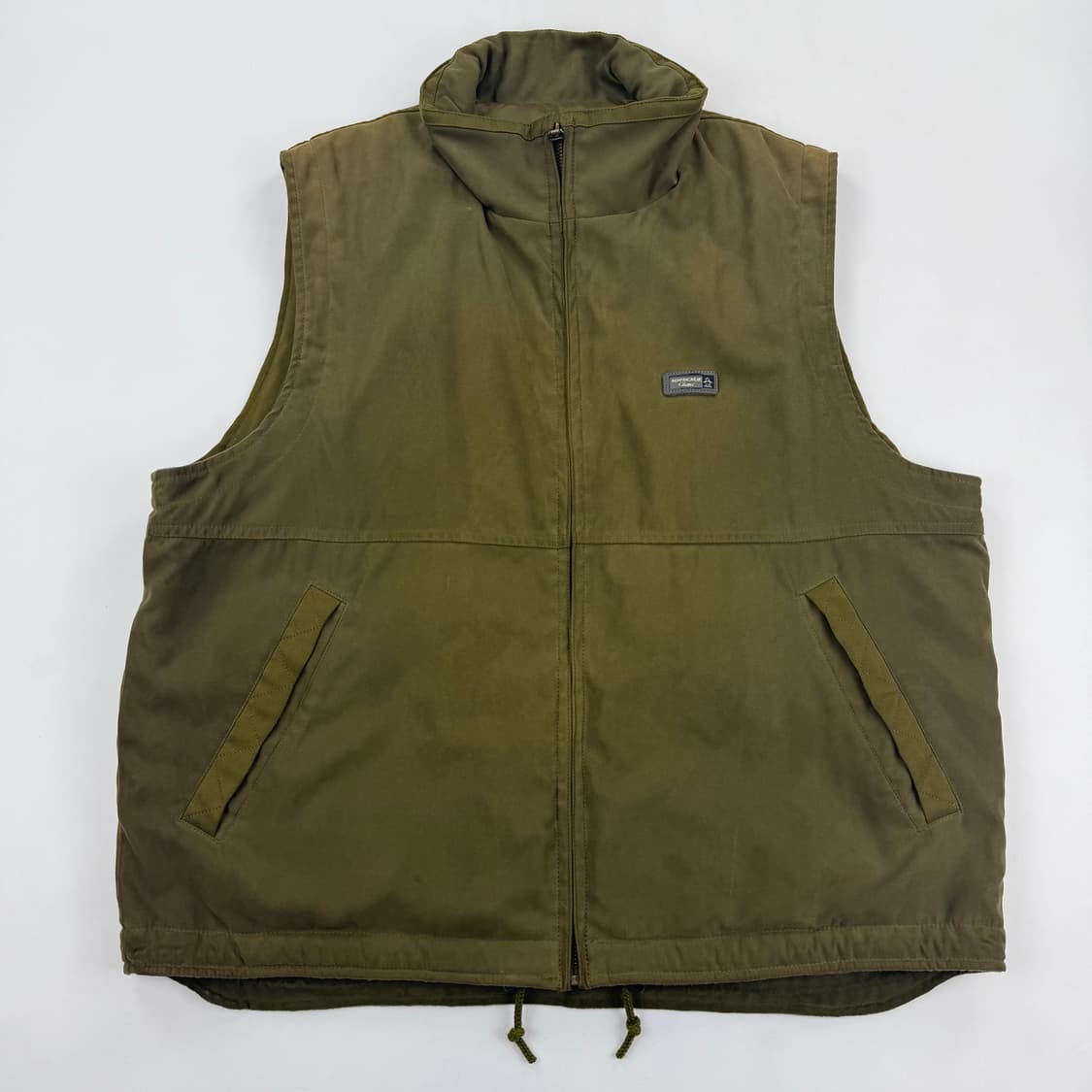 먼싱웨어 클래식 카키 패딩조끼 상품이미지1