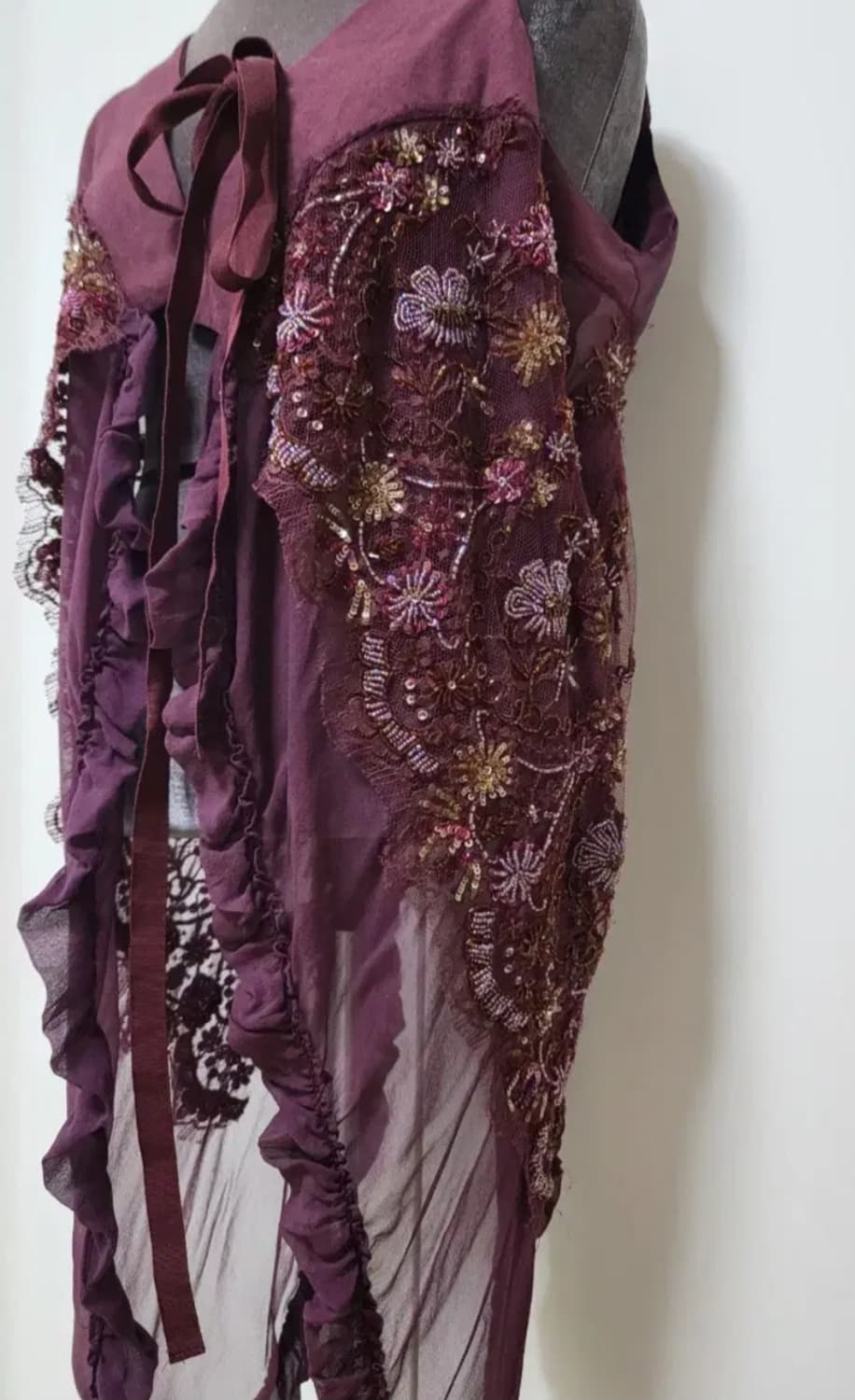 안토니오 마라스 실크 장식 베스트 조끼 Antonio Marras 상품이미지6