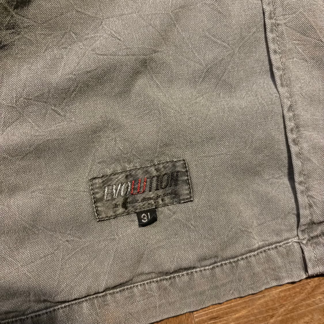 Evolution garment wash zip up half shirt 상품이미지9