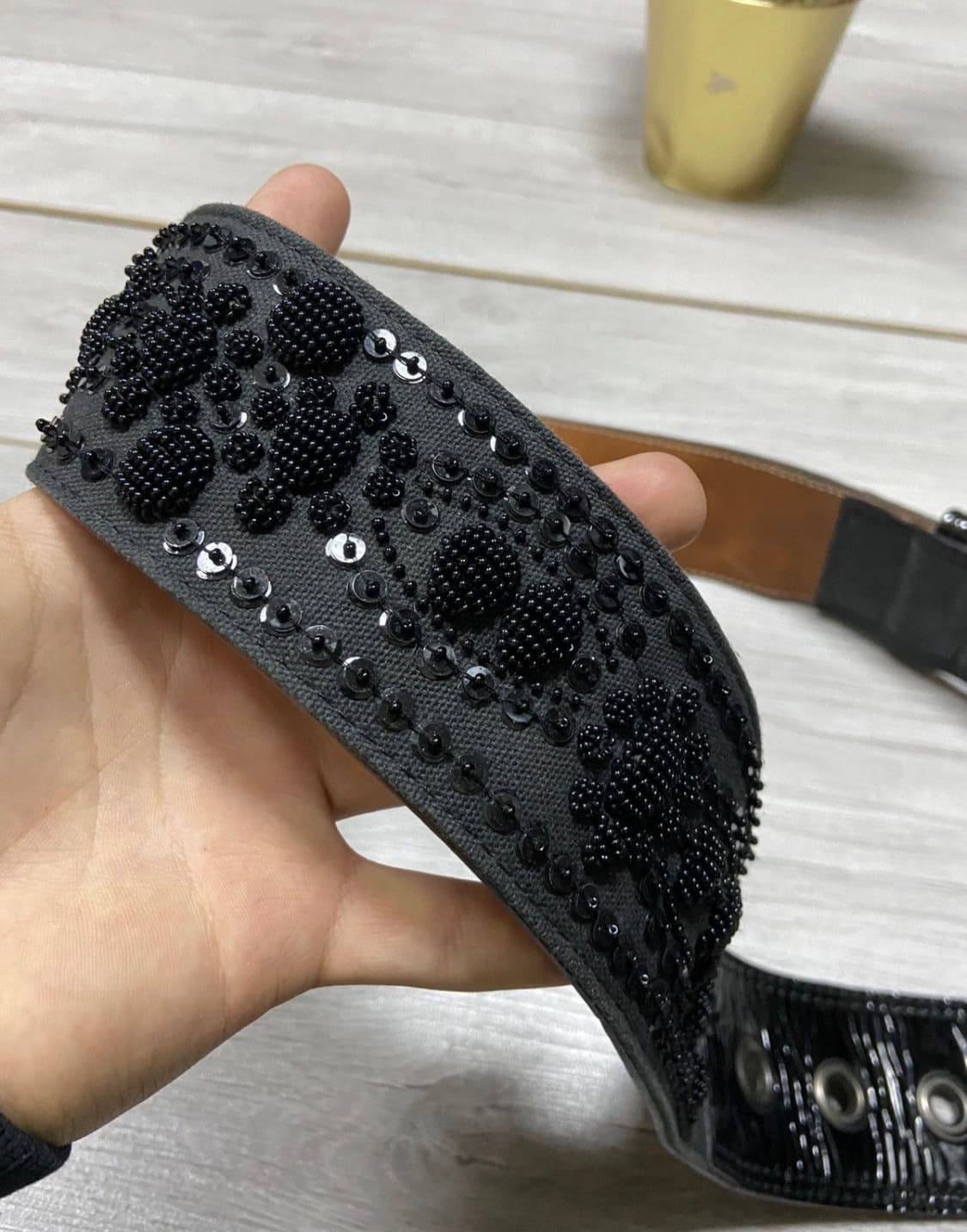 드리스반노튼 라인스톤 벨트 상품이미지3