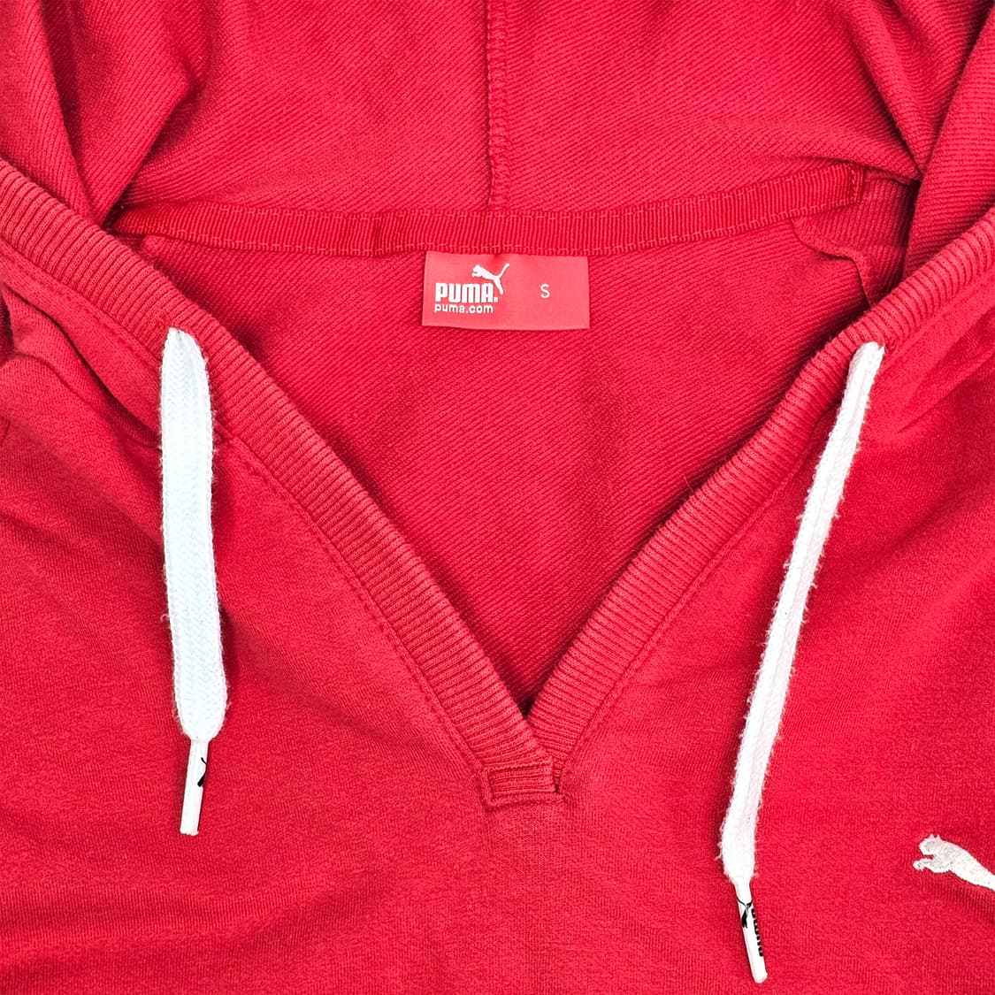 S PUMA 푸마 슬림 크롭 후드 티셔츠 상품이미지2