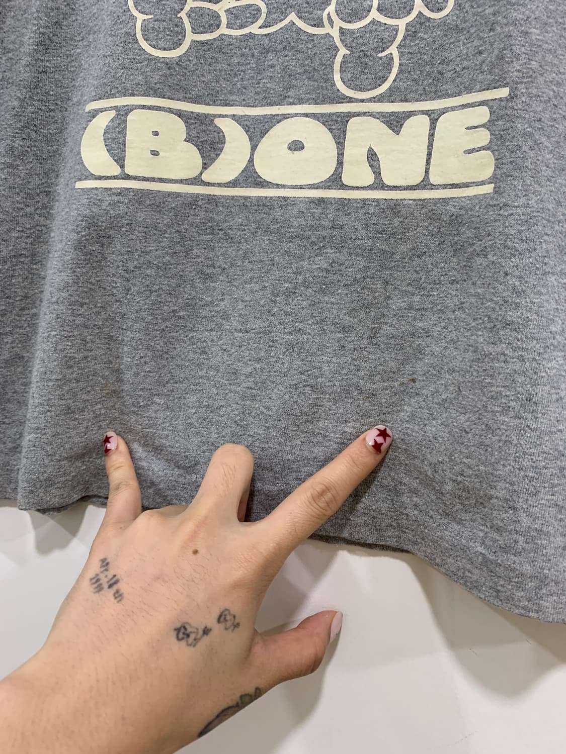 (빈티지)Bape kids 베이프 키즈 해골 프린팅 반팔티셔츠 130 상품이미지9