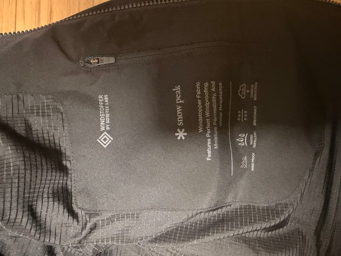 스노우피크 드라이피크 고어텍스 윈드스토퍼 상품이미지2