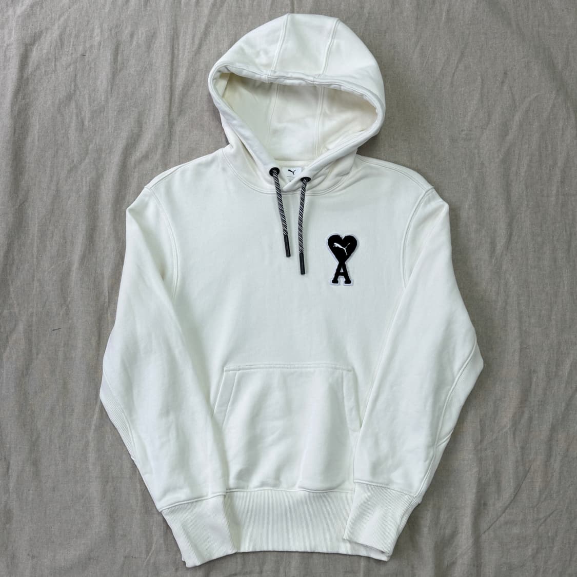 아미 x 푸마 화이트 후드 XXS 상품이미지1