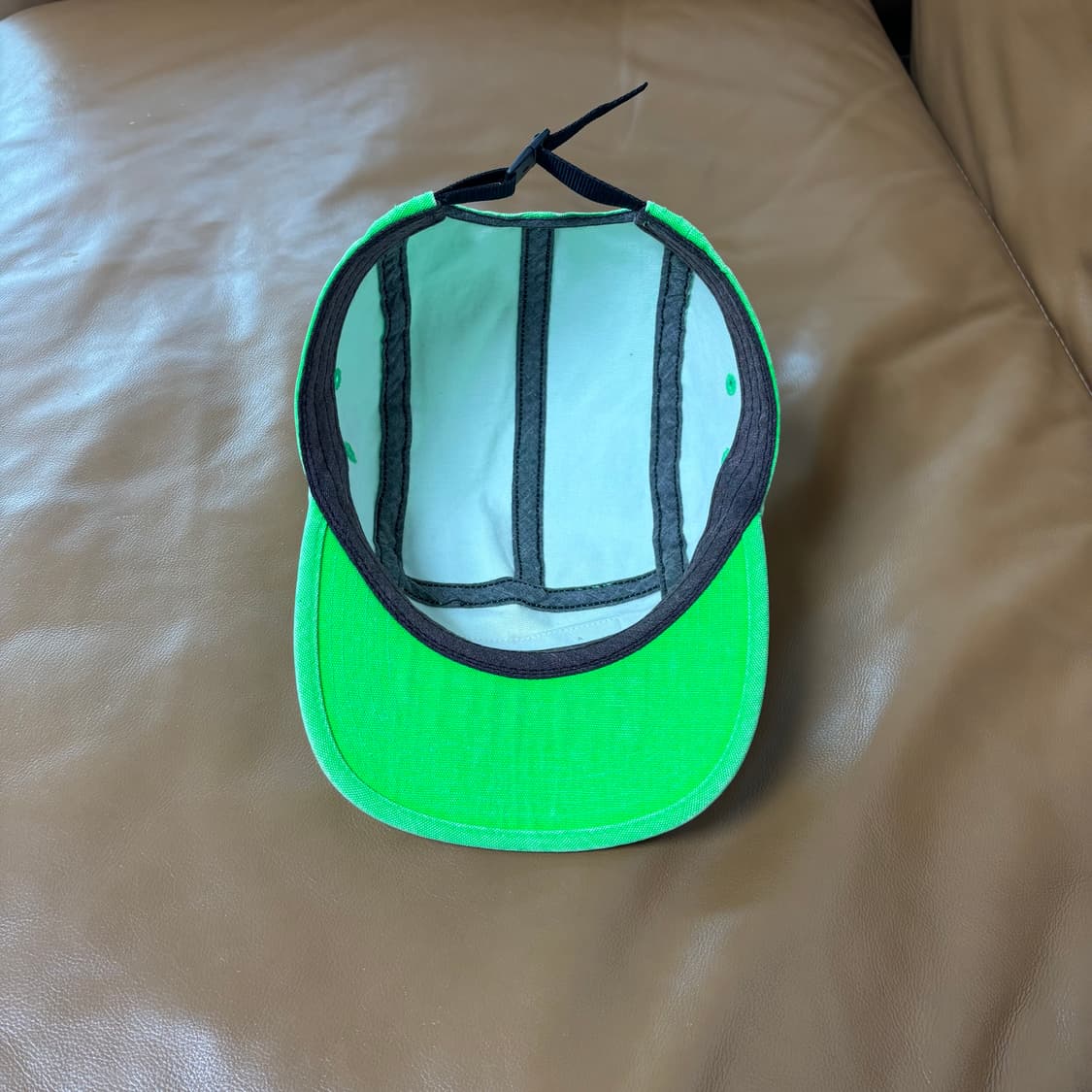 슈프림 캠프캡 모자 박스로고 워시드 캔버스 그린 상품이미지6