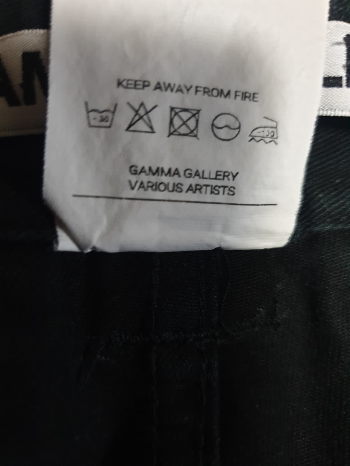 (품절사이즈) 감마갤러리 세미와이드 워시드 멀티 카고팬츠 블랙 (S) 상품이미지6